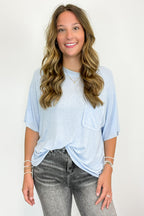 Inspire Me Casual Pocket Tee - BACK IN STOCK - Madison and Mallory