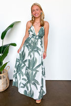 Island Escape Tropical Print Maxi Dress - Madison and Mallory