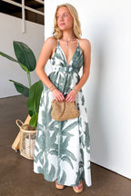 Island Escape Tropical Print Maxi Dress - Madison and Mallory