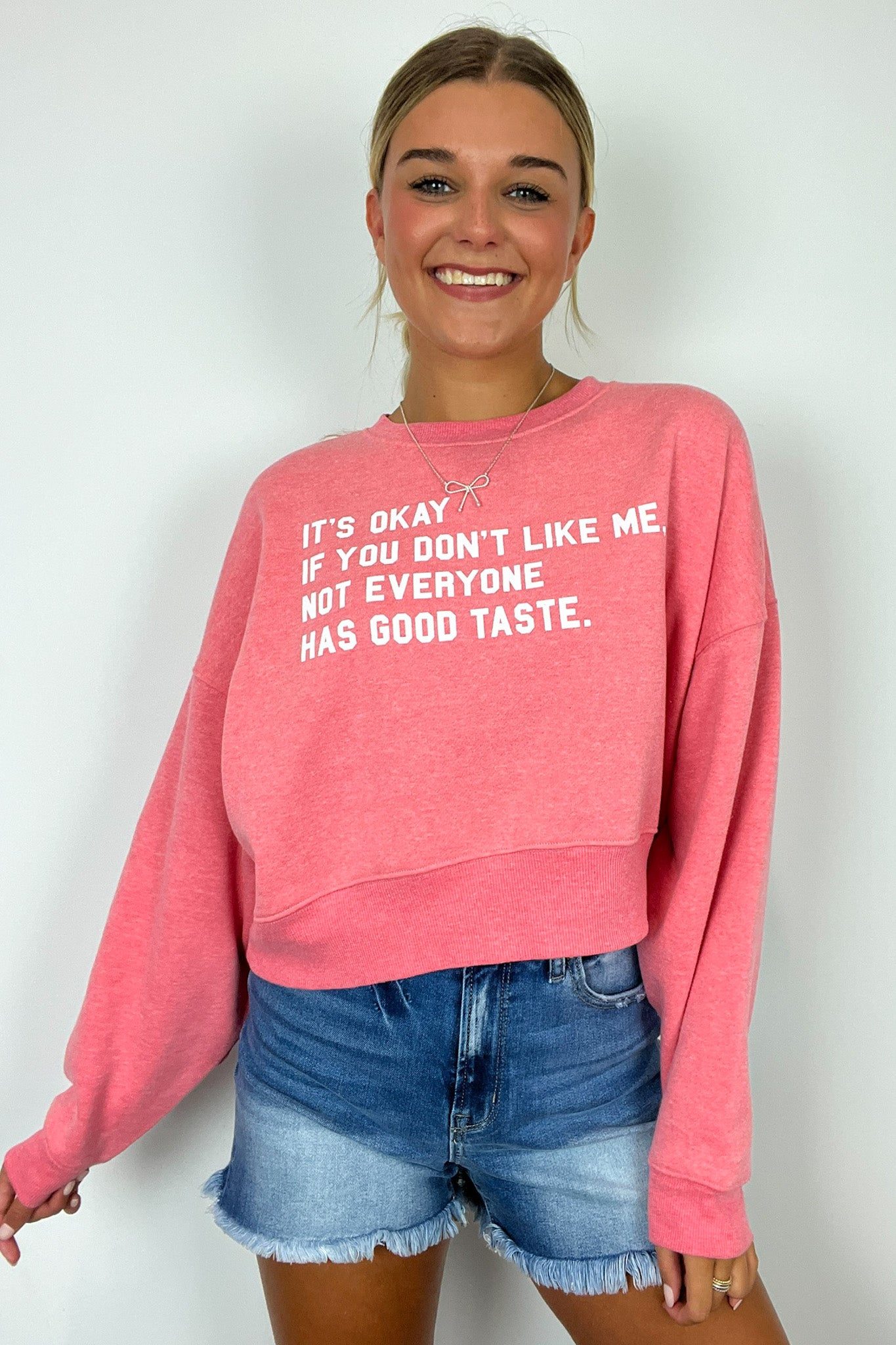  It's OK if you don't like me Graphic Pullover - Madison and Mallory