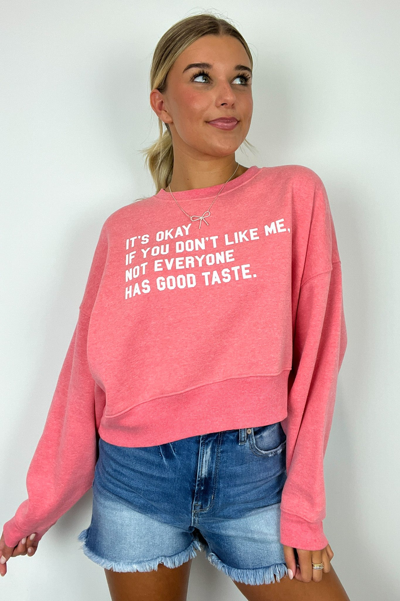  It's OK if you don't like me Graphic Pullover - Madison and Mallory