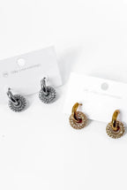Ivy Interlock Hoop Earrings - Madison and Mallory