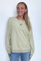 Janay Oversized Contrast Knit Pullover - FINAL SALE - Madison and Mallory