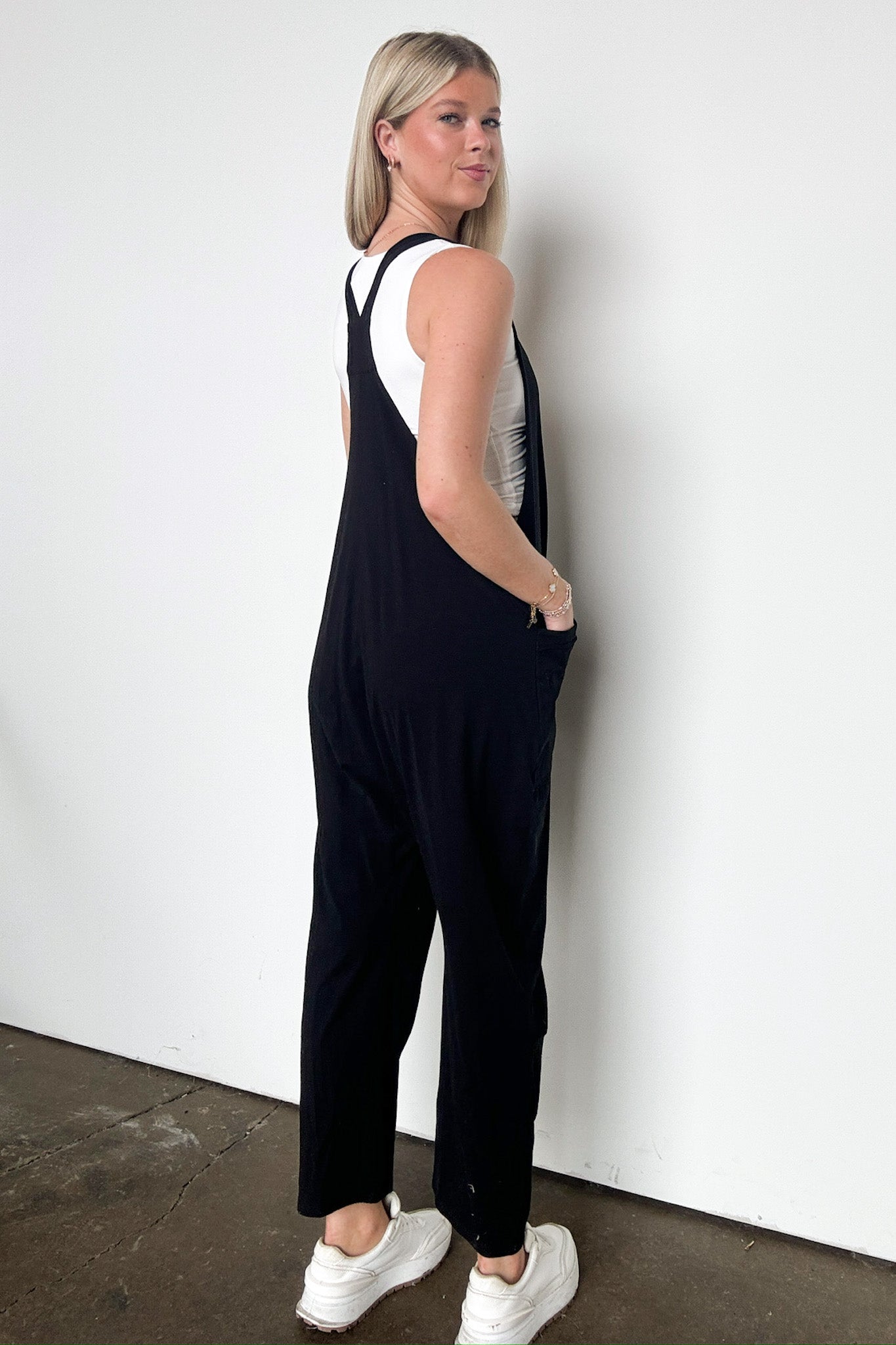  Jeayne Relaxed Fit V-Neck Jumpsuit - Madison and Mallory