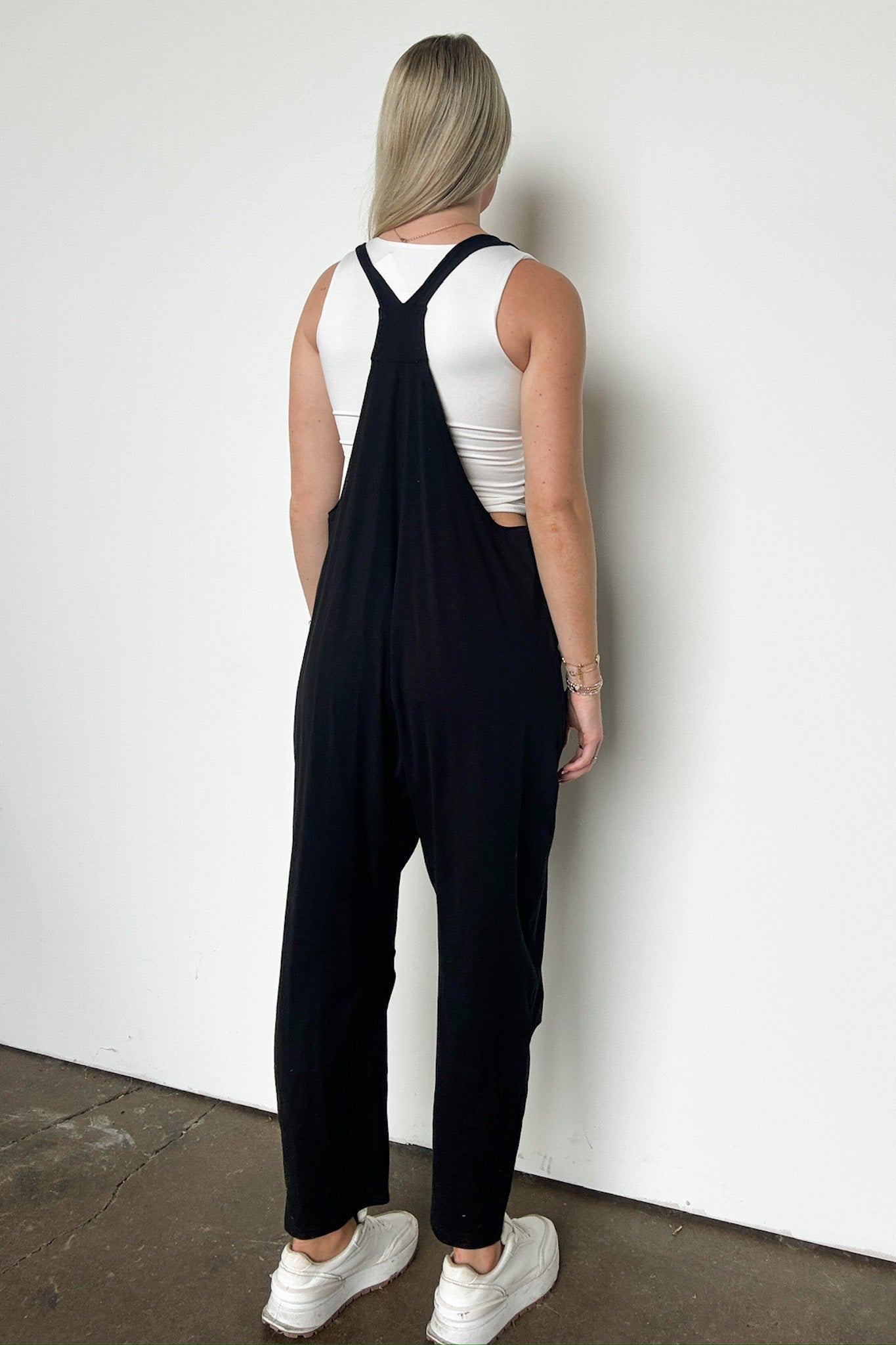  Jeayne Relaxed Fit V-Neck Jumpsuit - FINAL SALE - Madison and Mallory