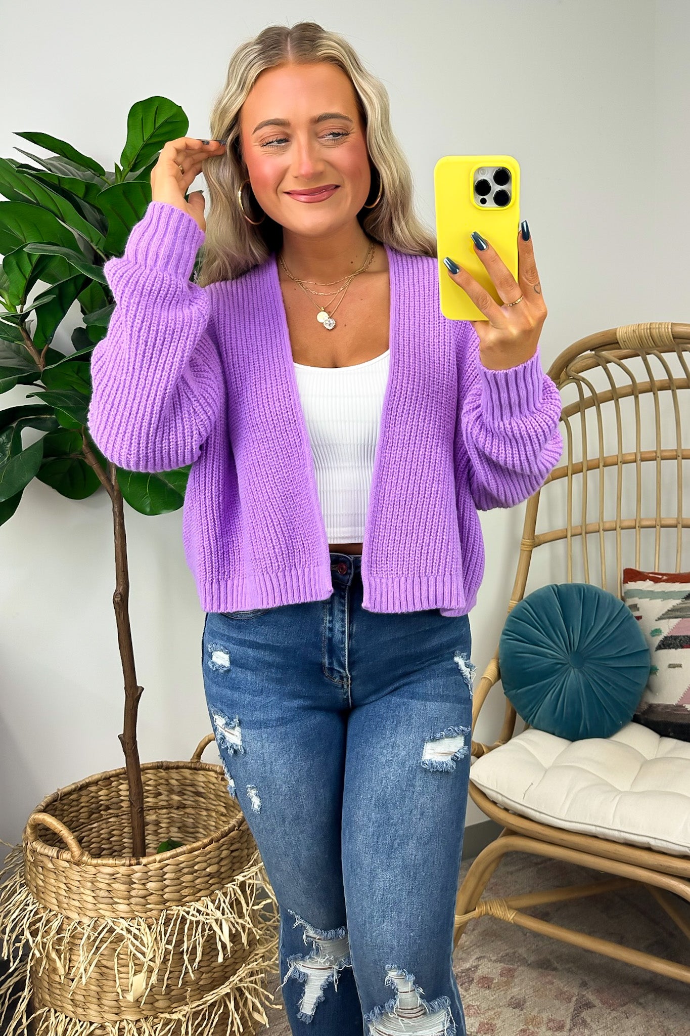 Jordie Drop Shoulder Knit Cardigan - FINAL SALE · Madison + Mallory