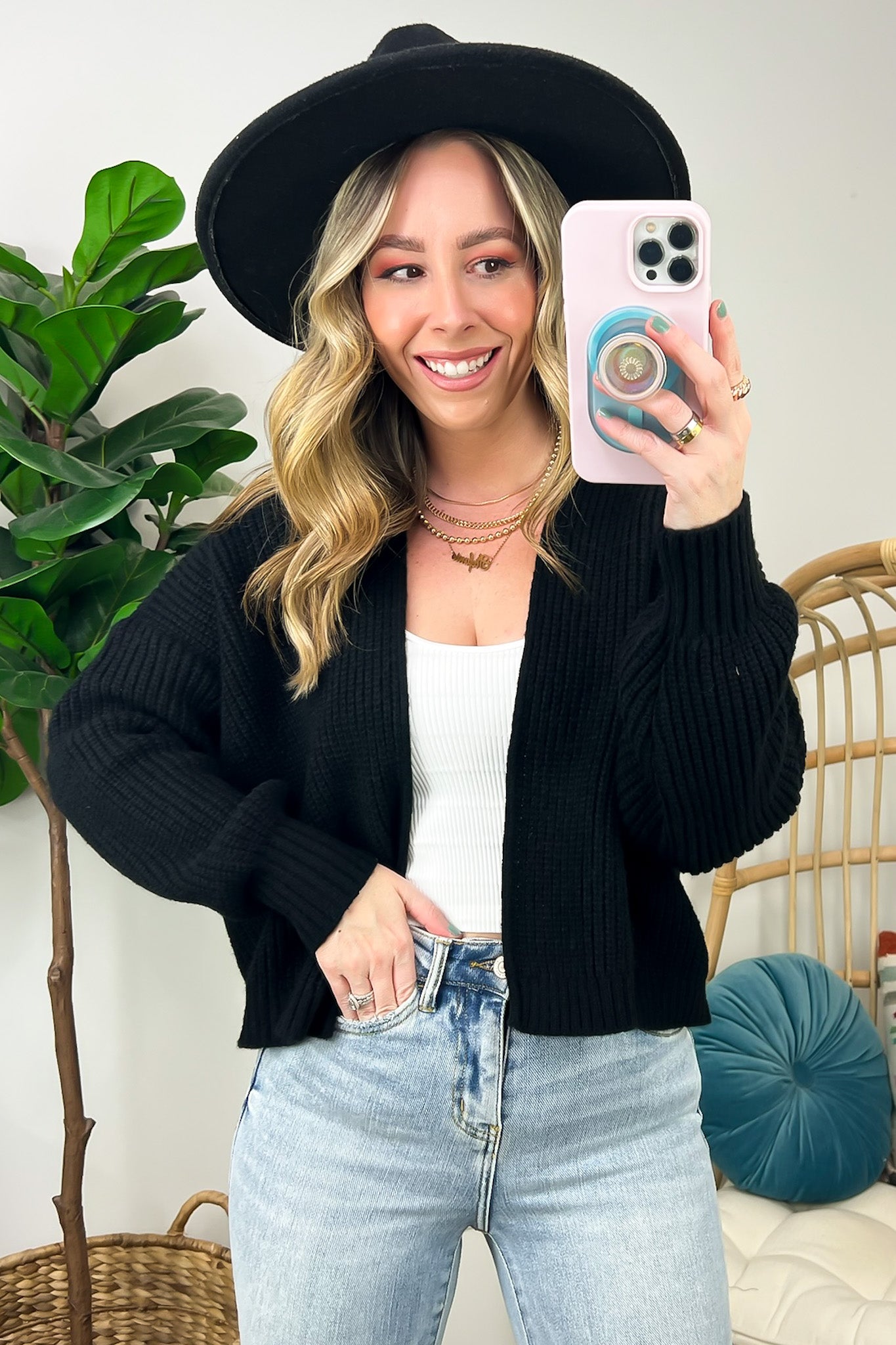 Jordie Drop Shoulder Knit Cardigan - FINAL SALE · Madison + Mallory