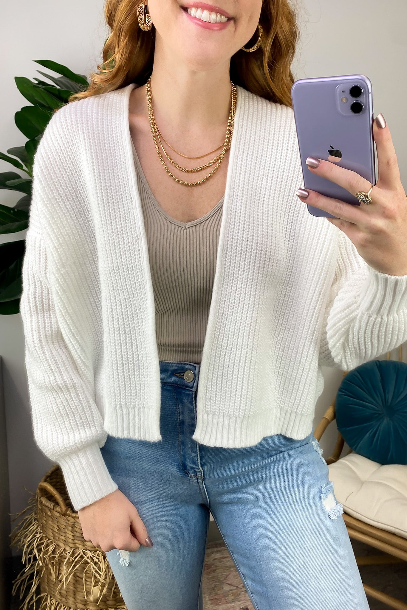 Jordie Drop Shoulder Knit Cardigan - FINAL SALE · Madison + Mallory