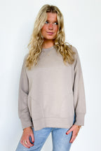 Julien Knit Side Slit Pullover - FINAL SALE - Madison and Mallory