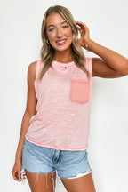 Juniper Relaxed Fit Pocket Tank Top - FINAL SALE - Madison and Mallory