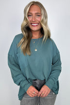  Kaida Relaxed Color Block Pocket Top - BACK IN STOCK - Madison and Mallory