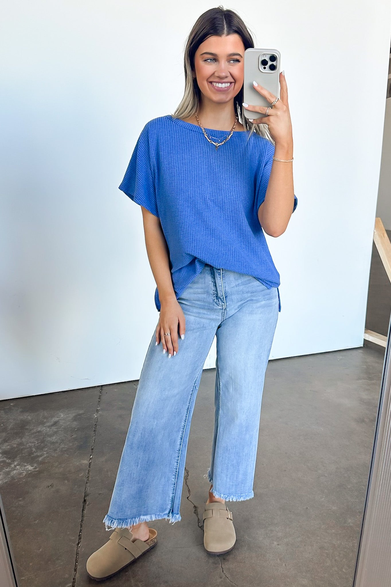  Kailah Dolman Sleeve Relaxed Top - FINAL SALE - Madison and Mallory