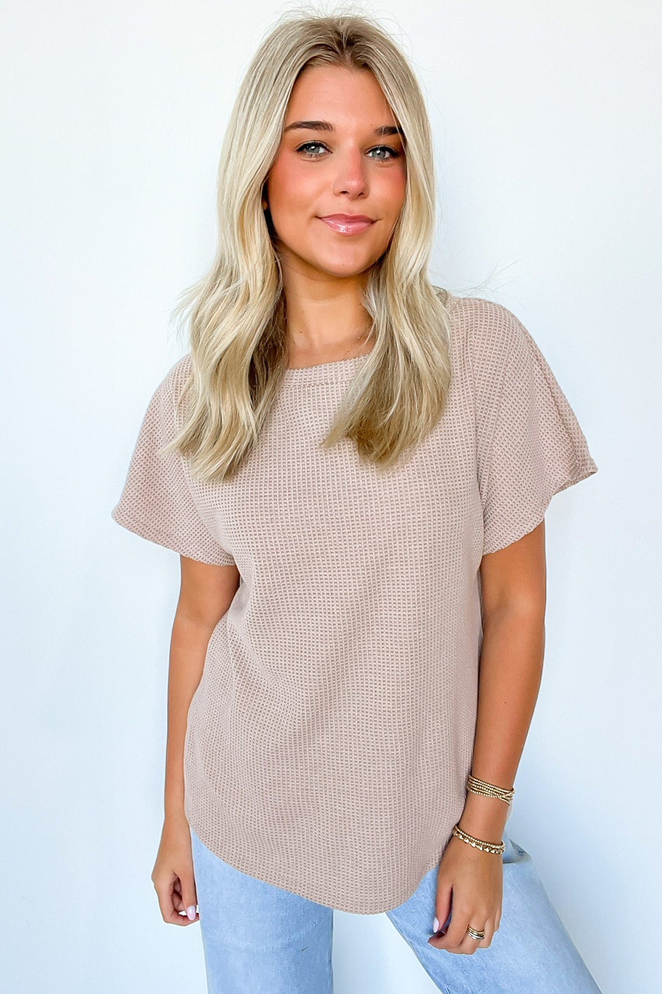 Mocha / S Kailah Dolman Sleeve Relaxed Top - FINAL SALE - Madison and Mallory