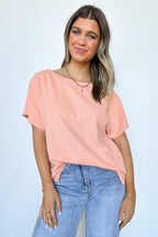  Kailah Dolman Sleeve Relaxed Top - FINAL SALE - Madison and Mallory
