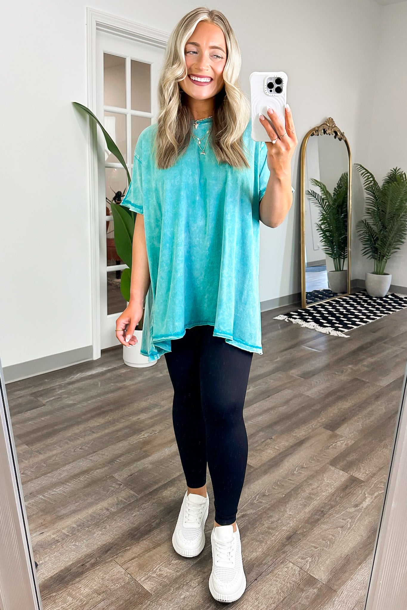  Kala Washed Drop Shoulder Relaxed Top - BACK IN STOCK - Madison and Mallory