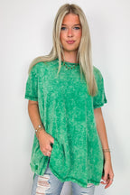 Kala Washed Drop Shoulder Relaxed Top - BACK IN STOCK - Madison and Mallory