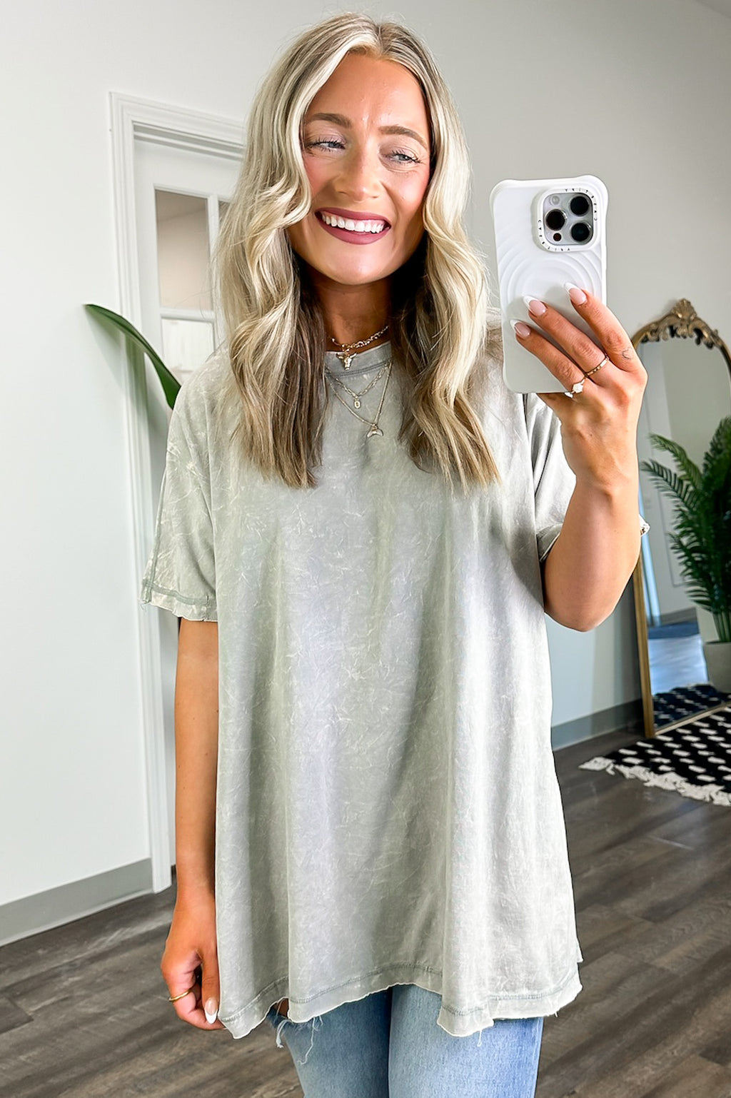  Kala Washed Drop Shoulder Relaxed Top - BACK IN STOCK - Madison and Mallory