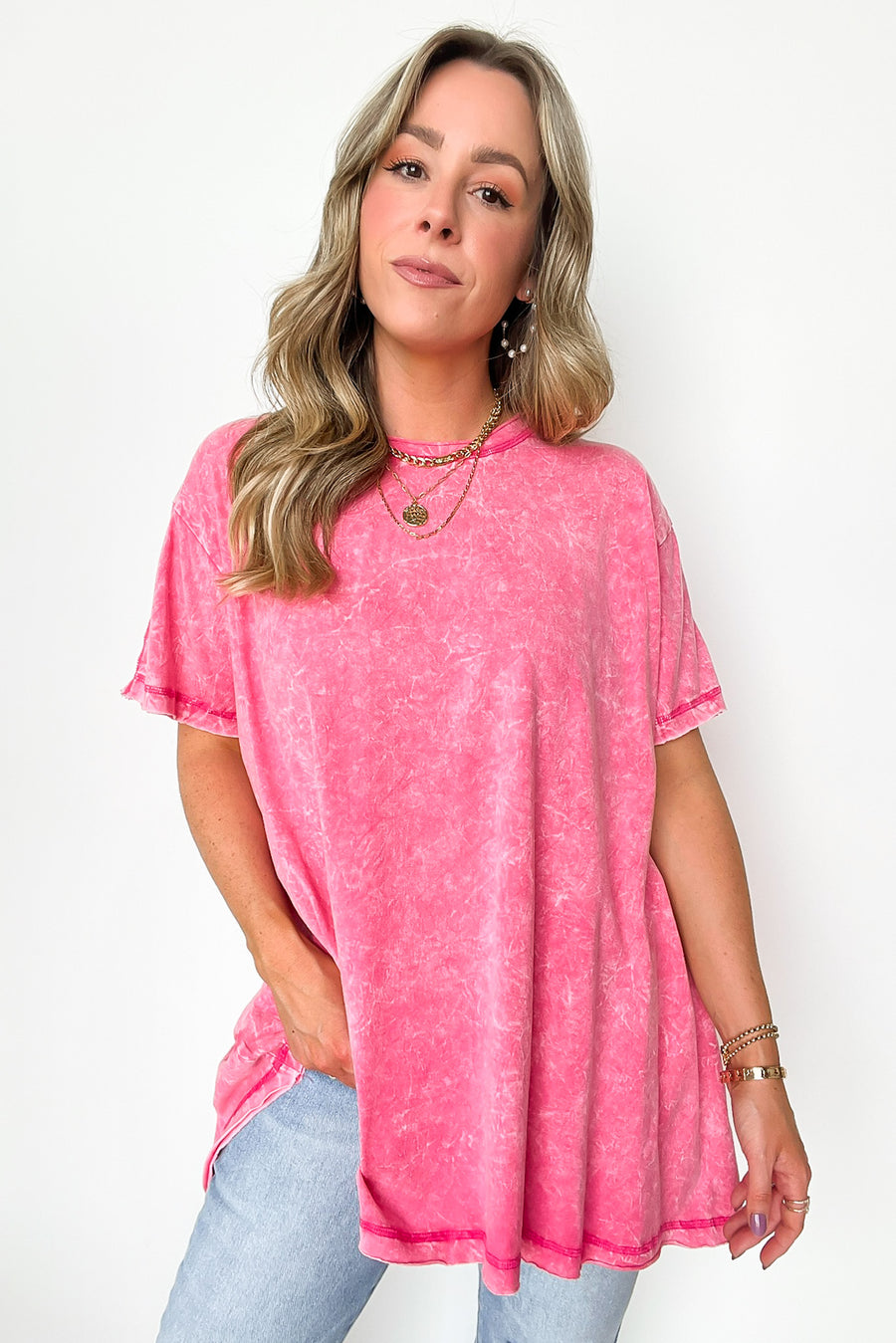  Kala Washed Drop Shoulder Relaxed Top - BACK IN STOCK - Madison and Mallory