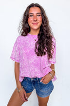 Kala Washed Drop Shoulder Relaxed Top - BACK IN STOCK