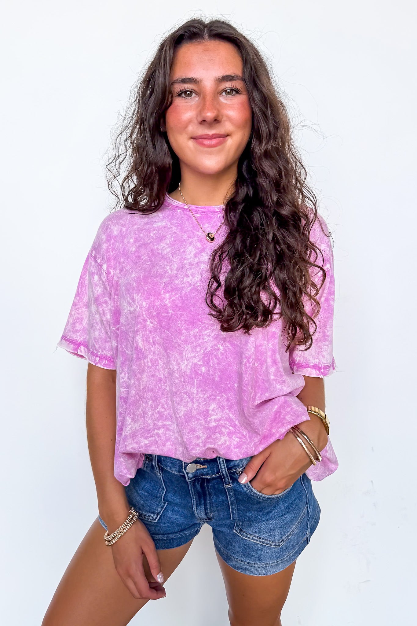Kala Washed Drop Shoulder Relaxed Top - BACK IN STOCK