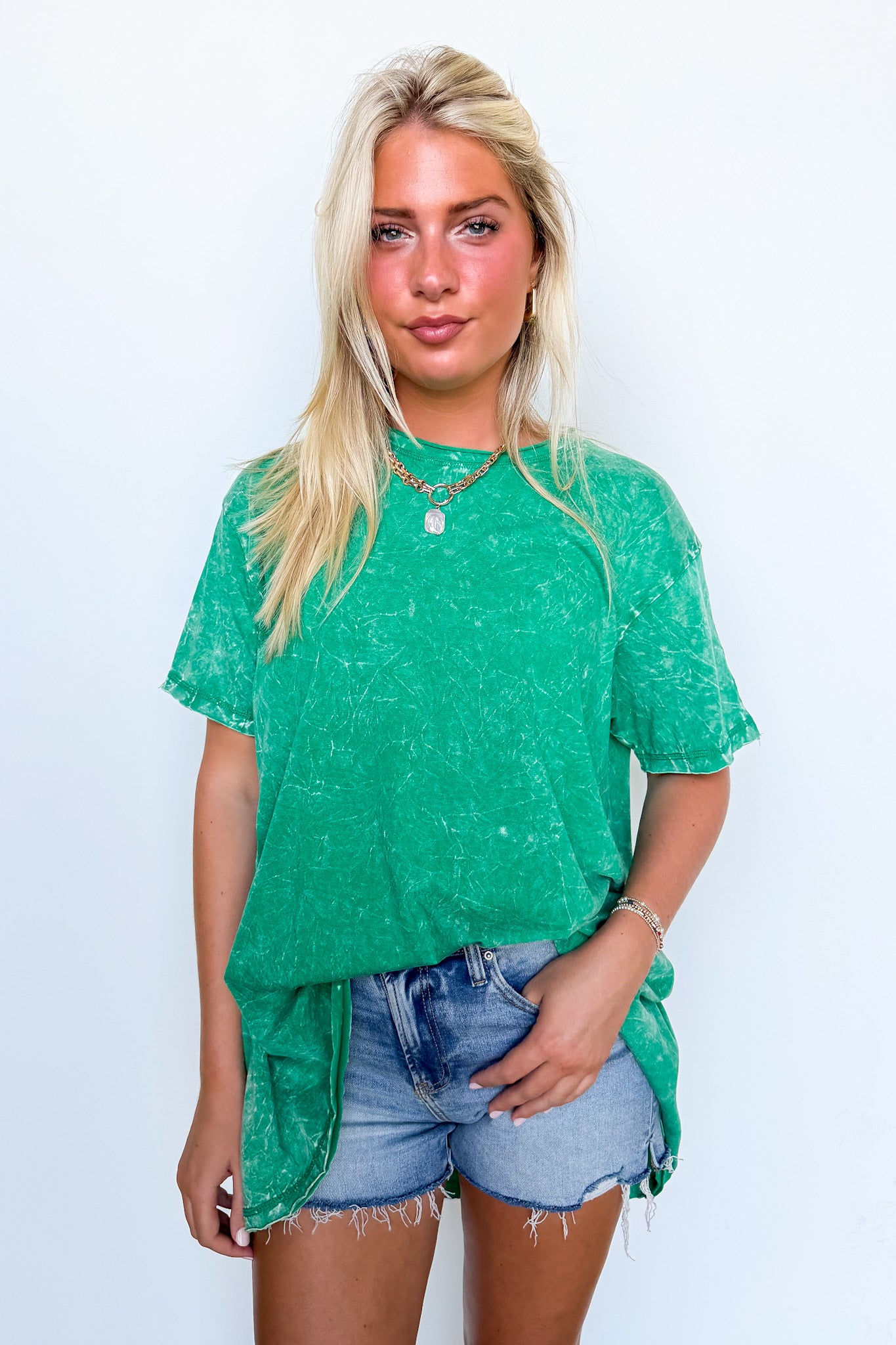 Kala Washed Drop Shoulder Relaxed Top - BACK IN STOCK