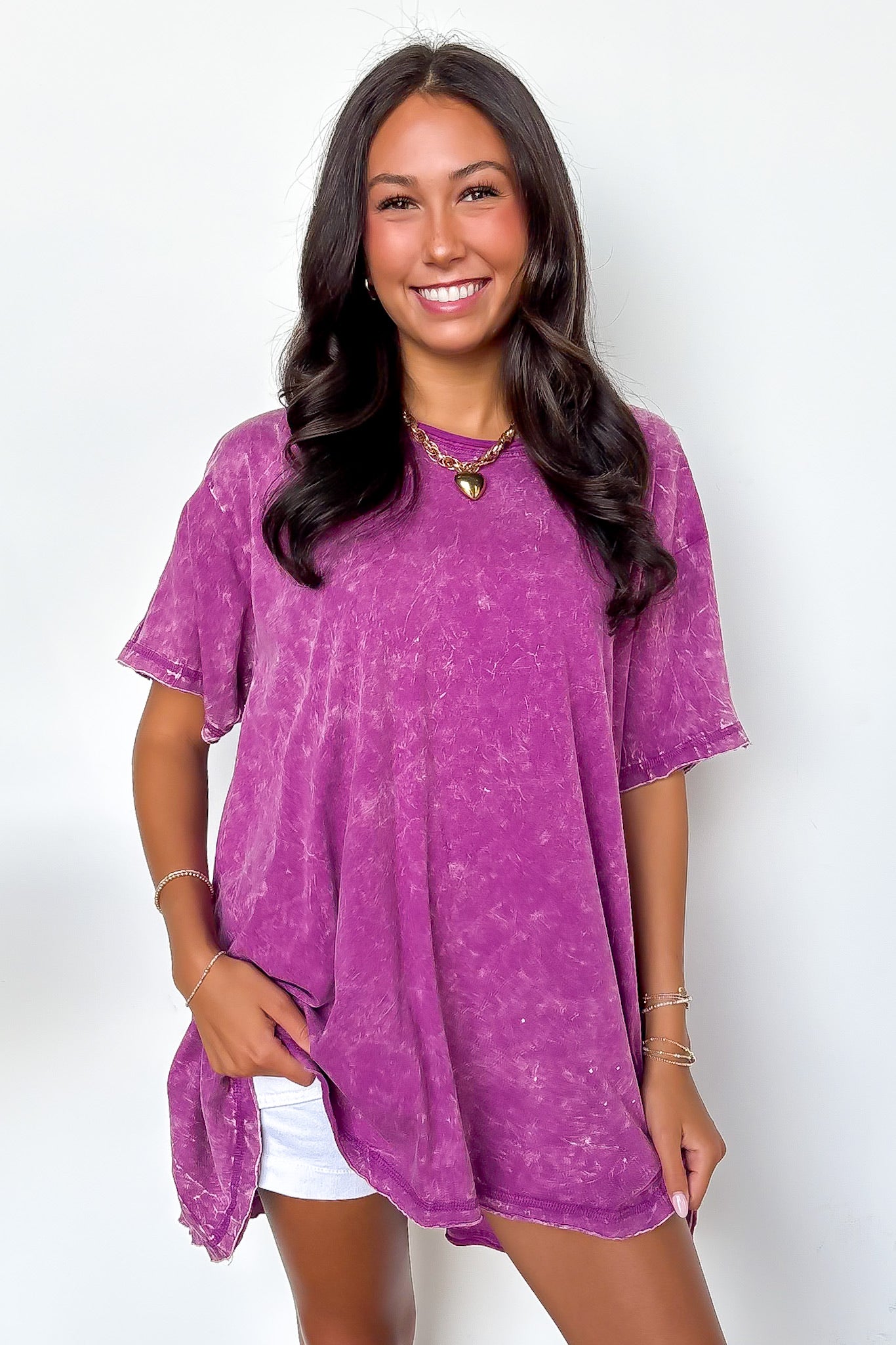 Kala Washed Drop Shoulder Relaxed Top - BACK IN STOCK - Madison and Mallory