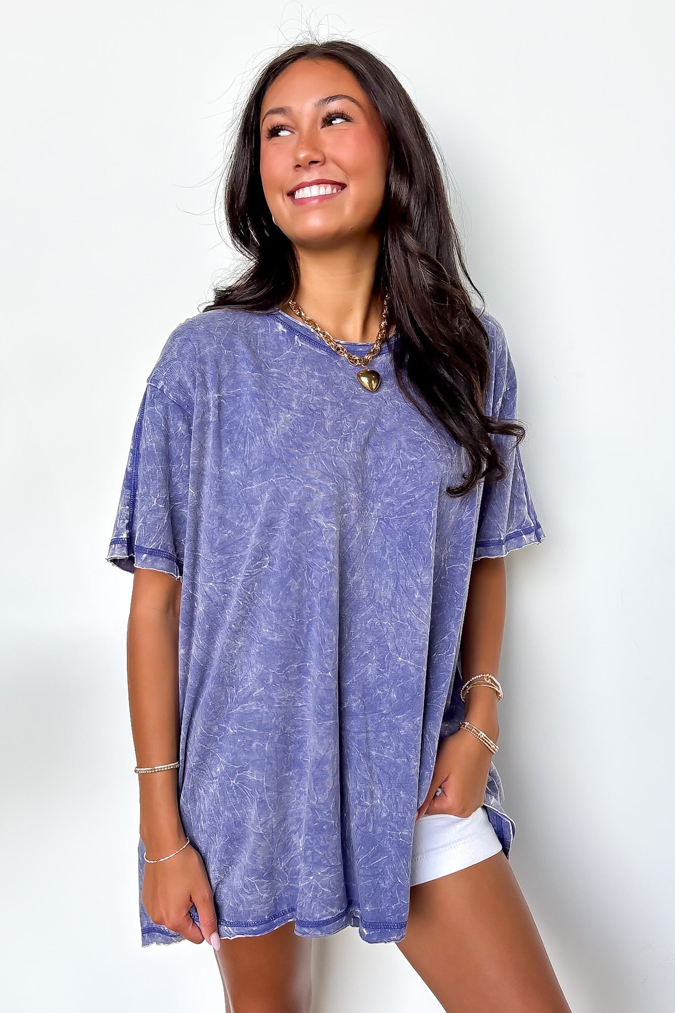 Kala Washed Drop Shoulder Relaxed Top - BACK IN STOCK - Madison and Mallory