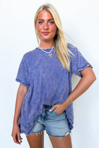 Kala Washed Drop Shoulder Relaxed Top - BACK IN STOCK - Madison and Mallory