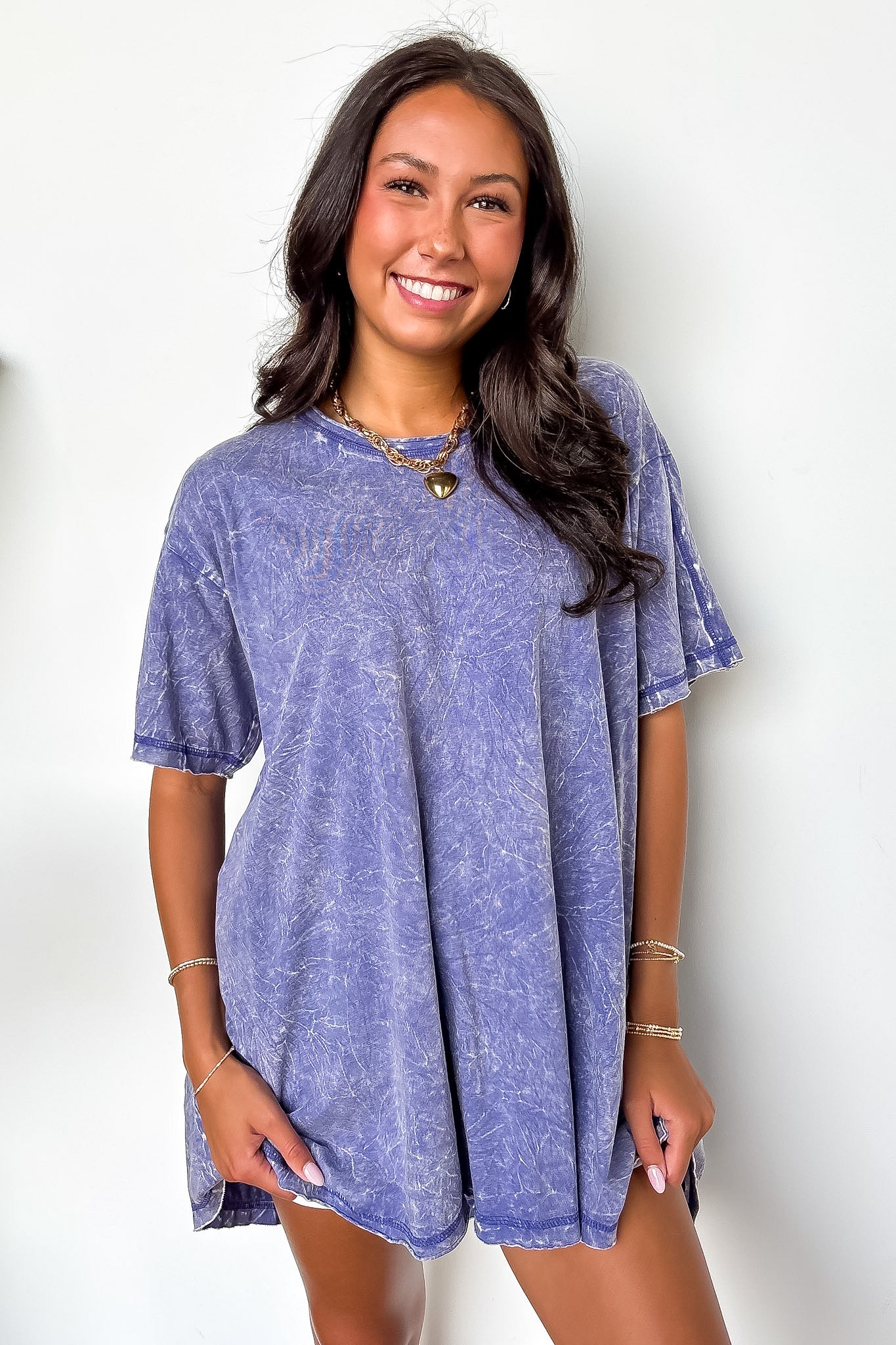 Kala Washed Drop Shoulder Relaxed Top - BACK IN STOCK