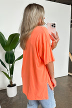  Kamree Oversized Raw Edge Pocket Top - BACK IN STOCK - Madison and Mallory