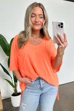  Kamree Oversized Raw Edge Pocket Top - BACK IN STOCK - Madison and Mallory