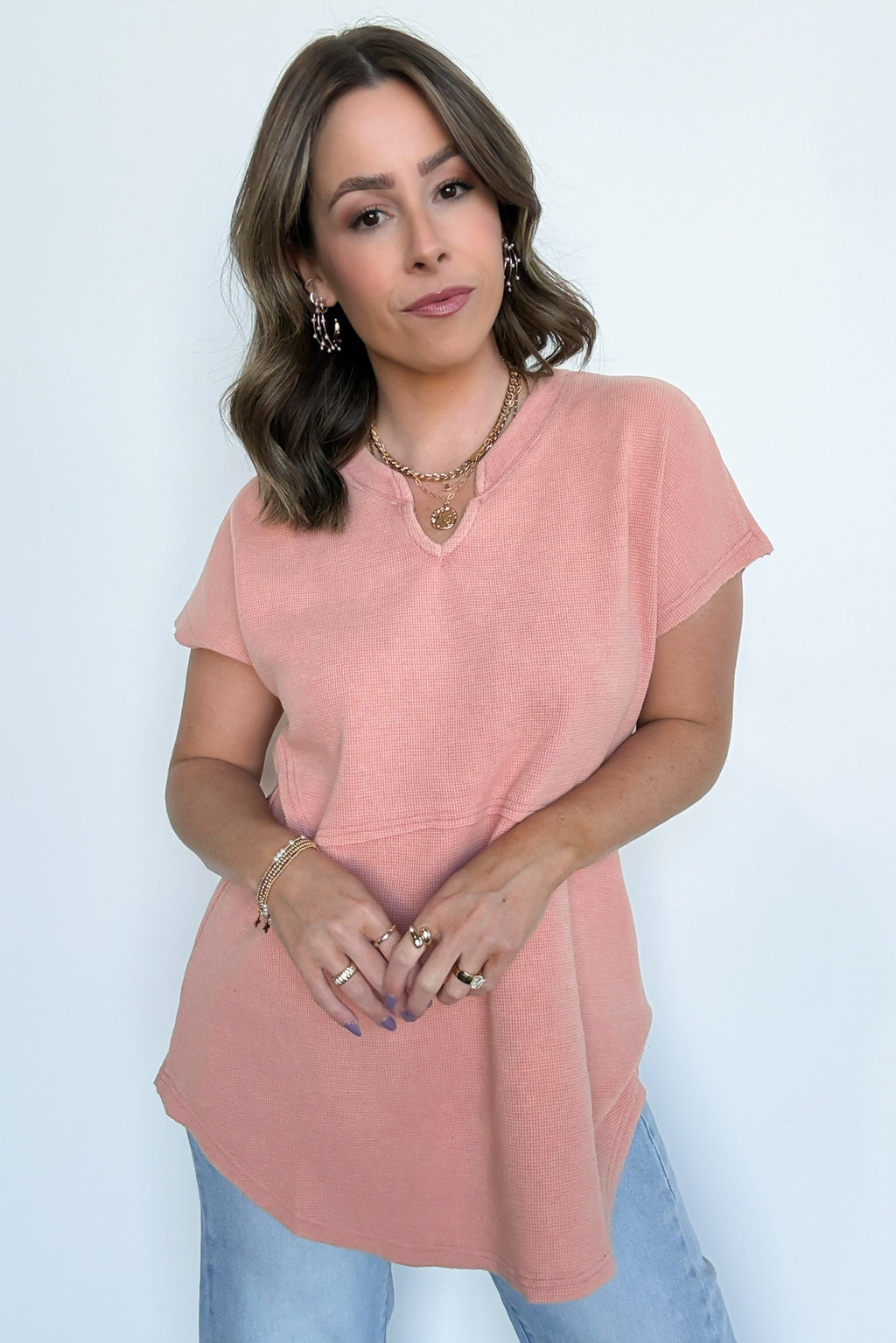 Karlan Mineral Washed Thermal Top - FINAL SALE - Madison and Mallory