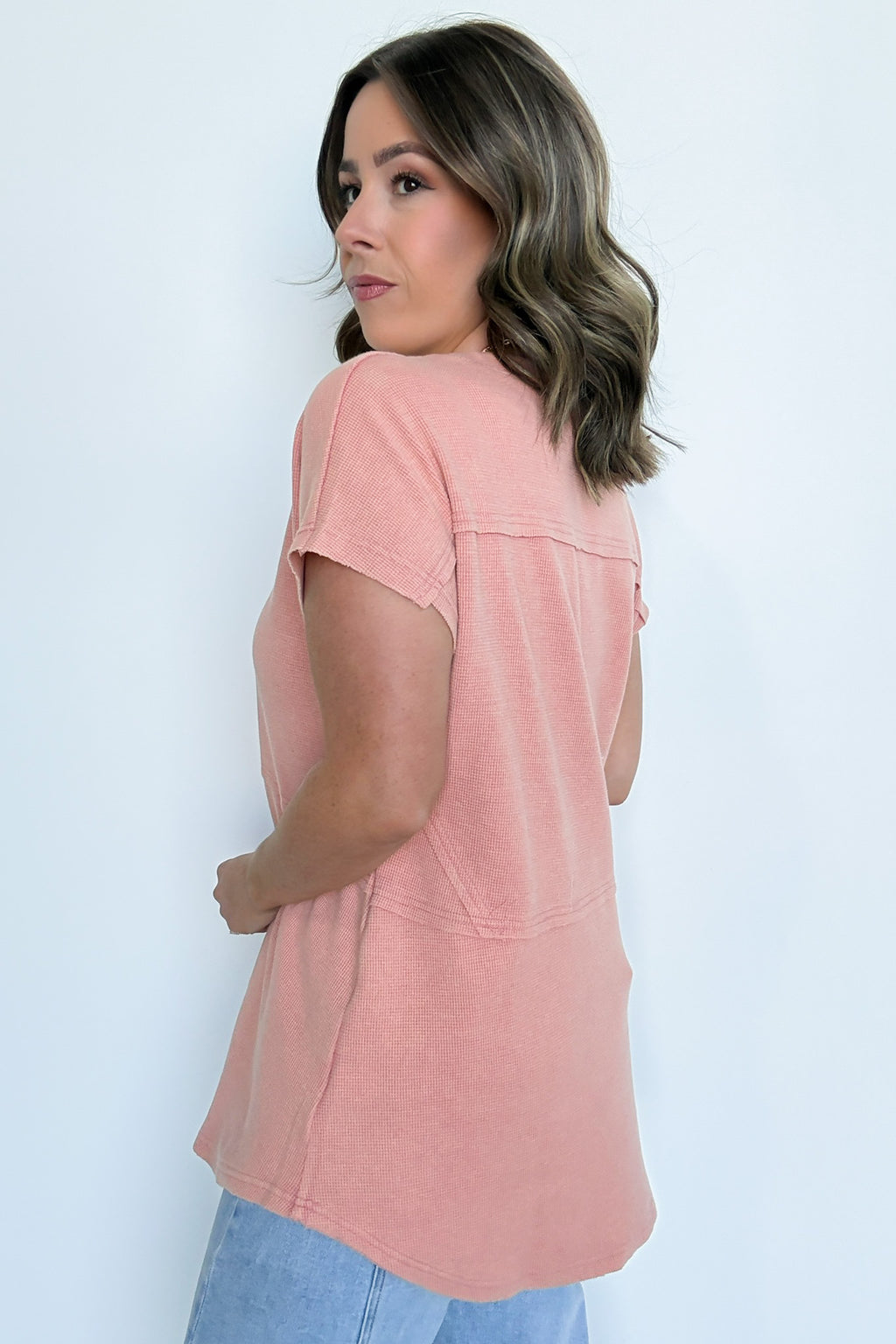 Karlan Mineral Washed Thermal Top - FINAL SALE - Madison and Mallory