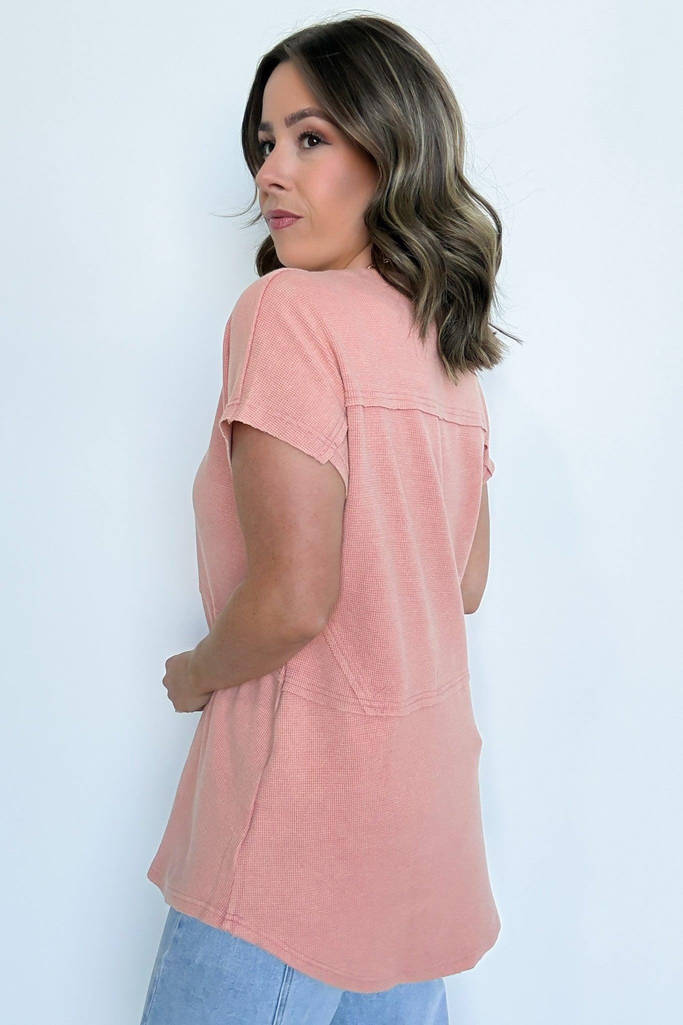 Karlan Mineral Washed Thermal Top - FINAL SALE - Madison and Mallory