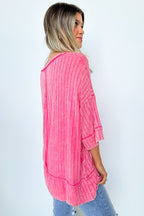  Katerinah Ribbed Drop Shoulder Top - BACK IN STOCK - Madison and Mallory