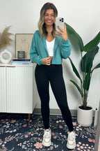 Kayye Cropped Zip Hooded Jacket - FINAL SALE - Madison and Mallory