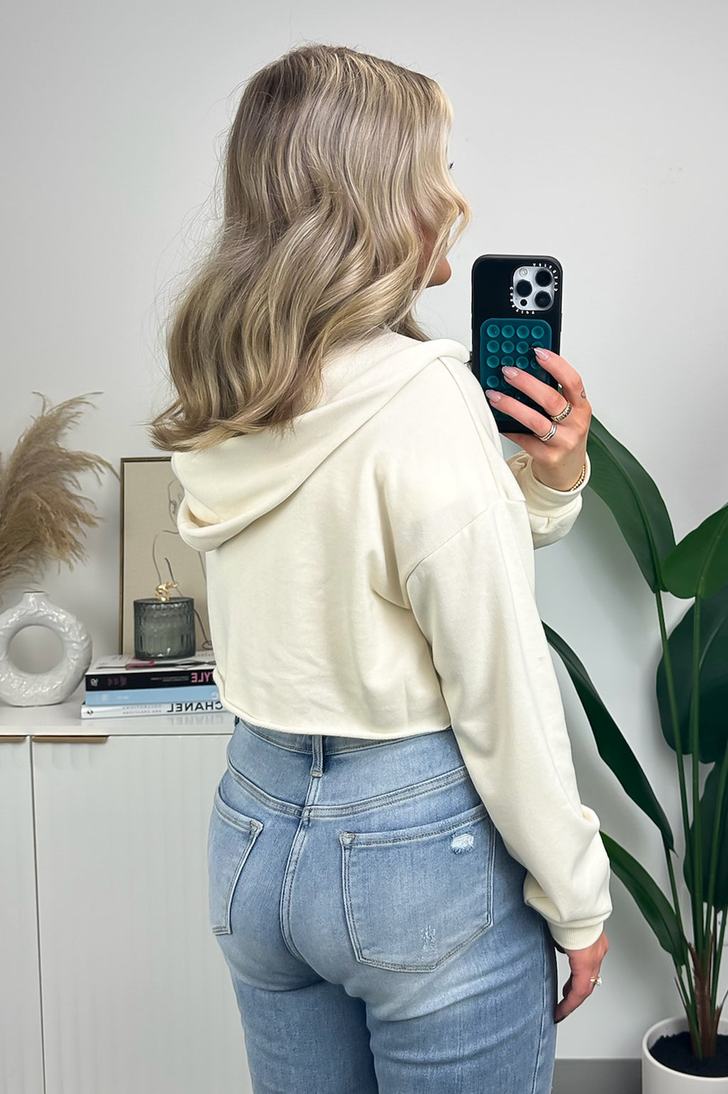 Kayye Cropped Zip Hooded Jacket - FINAL SALE - Madison and Mallory