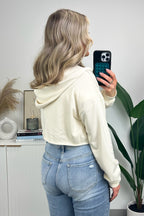 Kayye Cropped Zip Hooded Jacket - FINAL SALE - Madison and Mallory