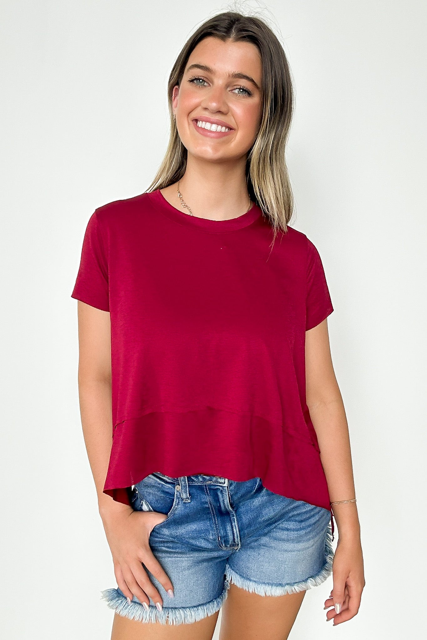  Keep the Tempo Short Sleeve Top - FINAL SALE - Madison and Mallory