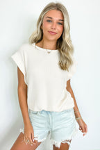Kimmia Ribbed Knit Dolman Top - FINAL SALE - Madison and Mallory