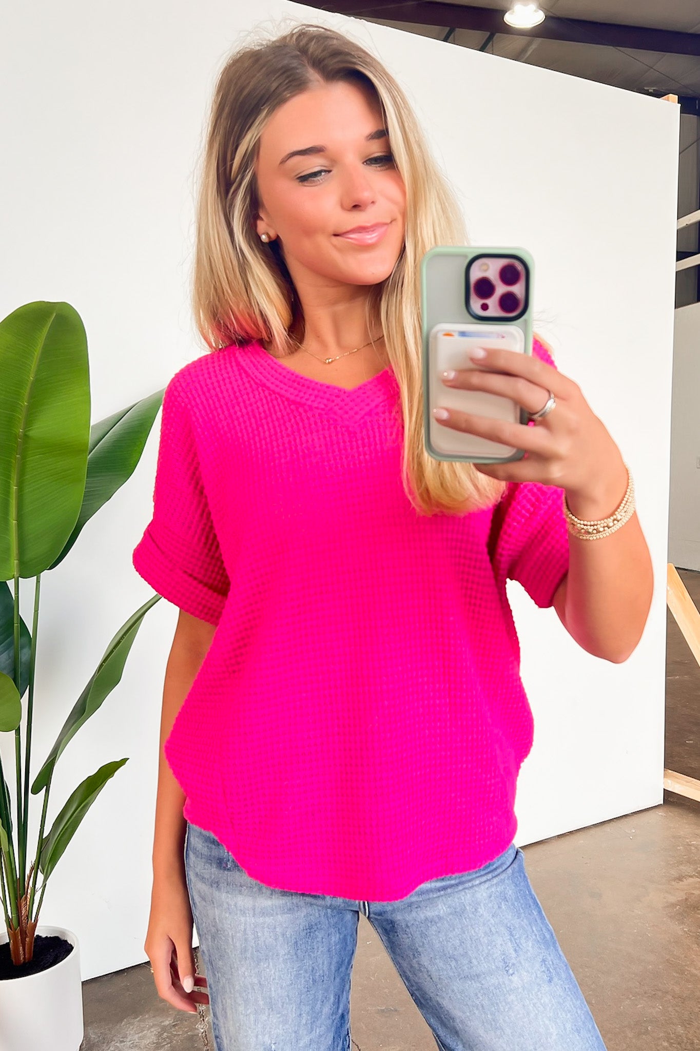  Kloie V-Neck Knit Top - FINAL SALE - Madison and Mallory