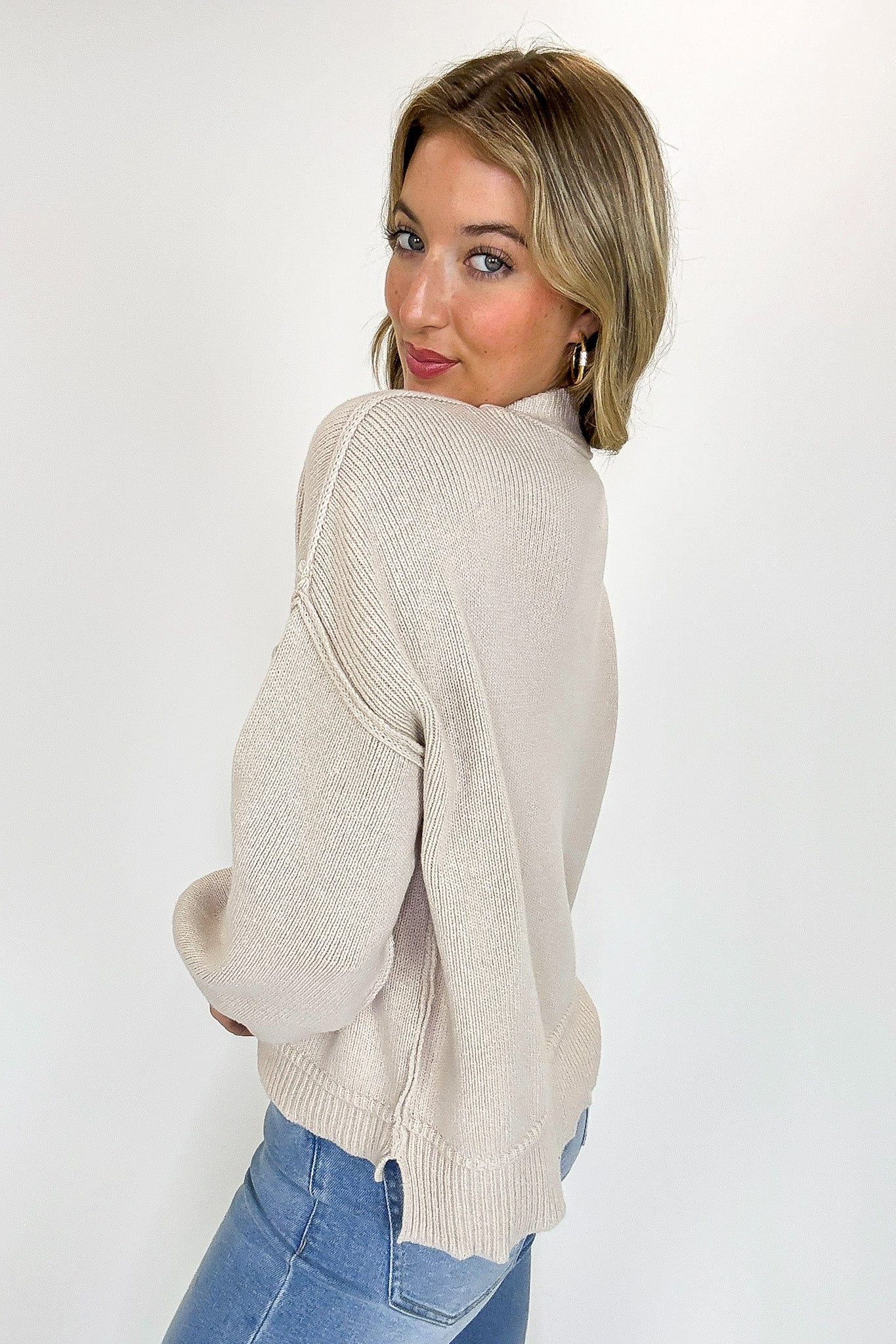 Knit Intentions Front Pocket Sweater - Madison and Mallory