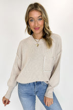 Knit Intentions Front Pocket Sweater - FINAL SALE - Madison and Mallory