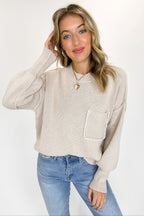 Knit Intentions Front Pocket Sweater - FINAL SALE - Madison and Mallory
