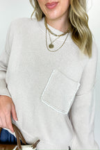 Knit Intentions Front Pocket Sweater - FINAL SALE - Madison and Mallory
