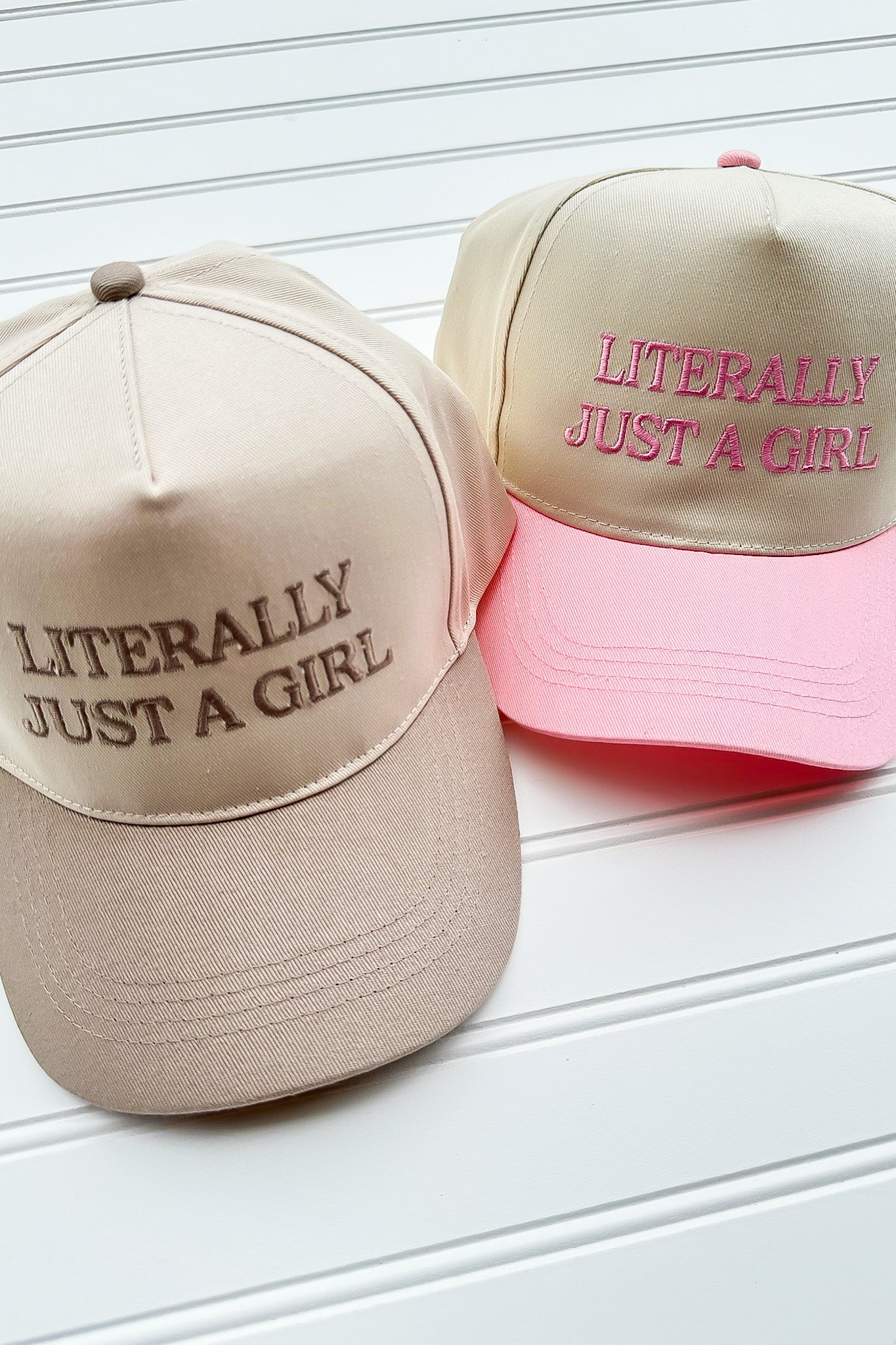 LITERALLY JUST A GIRL Graphic Hat - Madison and Mallory