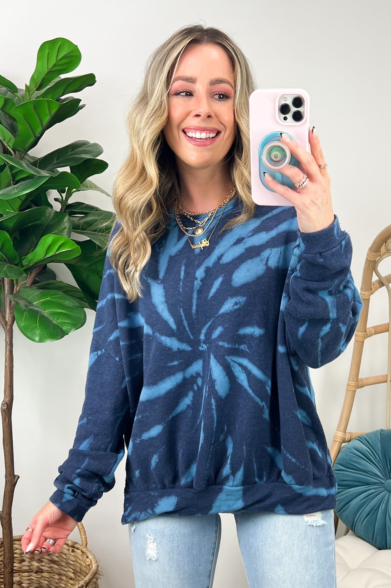  Lagos Tie Dye Relaxed Sweatshirt - Madison and Mallory