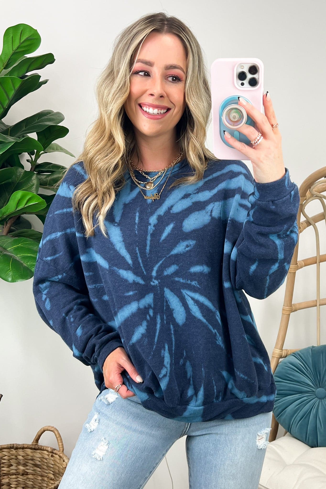  Lagos Tie Dye Relaxed Sweatshirt - Madison and Mallory
