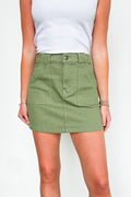 S / Olive Laylin High Rise Cargo Skirt - FINAL SALE - Madison and Mallory