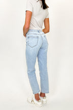 Legacy High Rise Crop Straight Jeans - FINAL SALE - Madison and Mallory